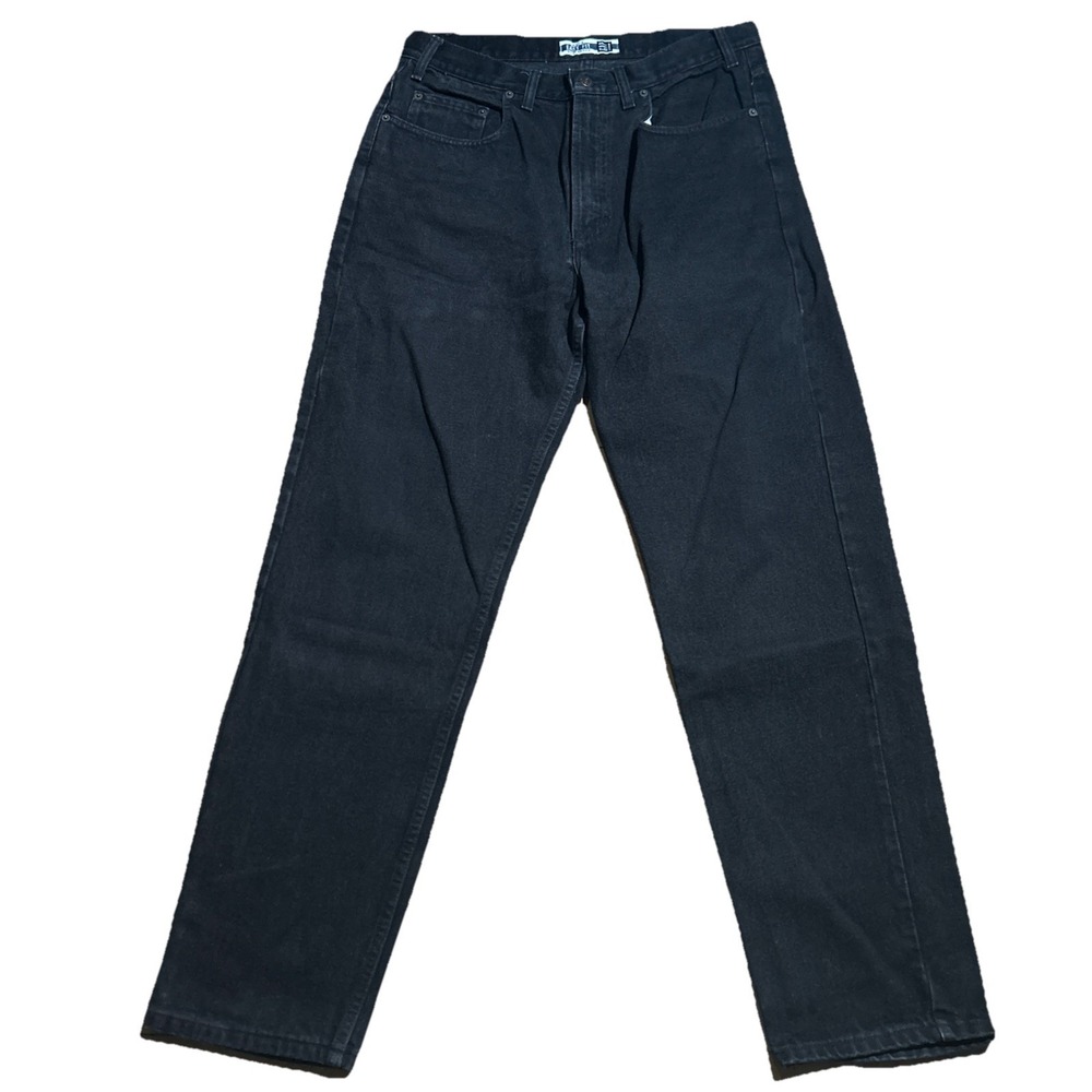 VtG‎ Gap Denim Jeans Men's 35x32 (33x32) Black Easy Fit Relaxed Straight Leg 90s